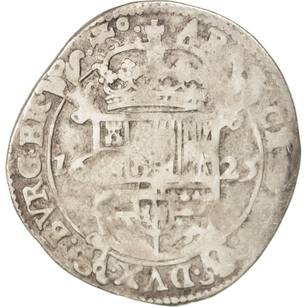 Coin, Spanish Netherlands, BRABANT, Escalin, 1625, Brabant, VF(20-25), Silver
