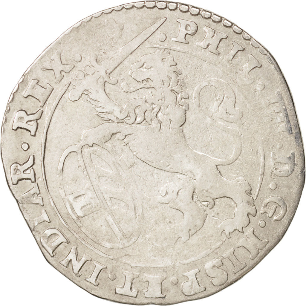 Coin, Spanish Netherlands, BRABANT, Escalin, 1630, Brabant, VF(30-35), Silver