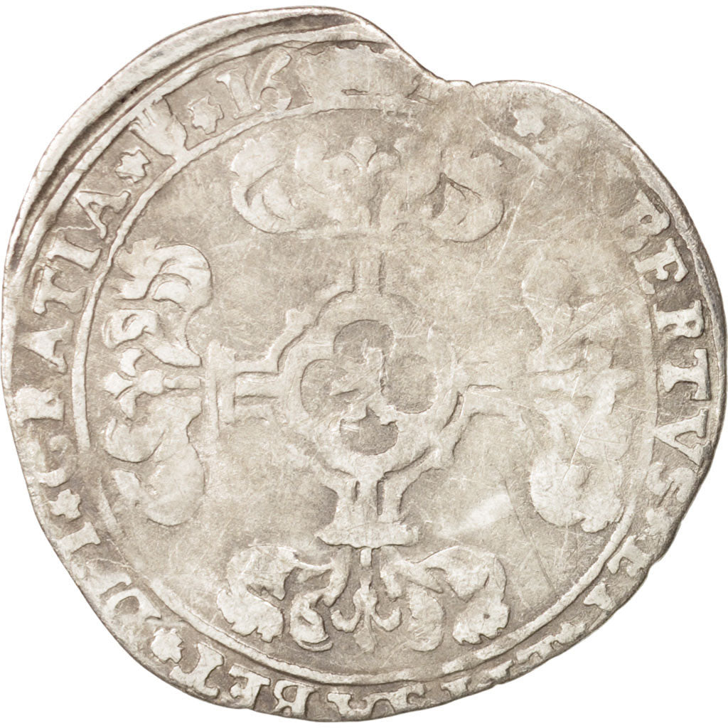 Spanish Netherlands, BRABANT, 3 Patards, 16[--], Antwerp, VF(20-25), GH:315-1