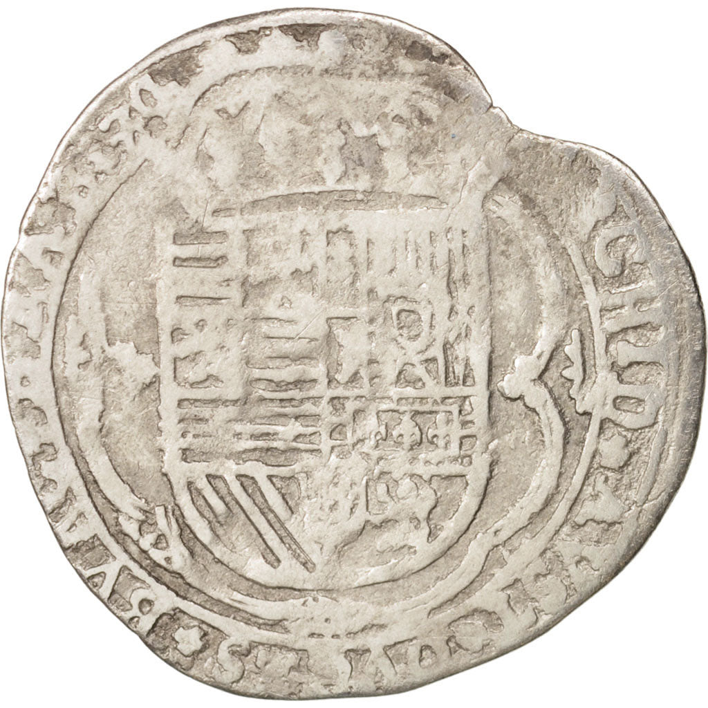 Spanish Netherlands, BRABANT, 3 Patards, 16[--], Antwerp, VF(20-25), GH:315-1