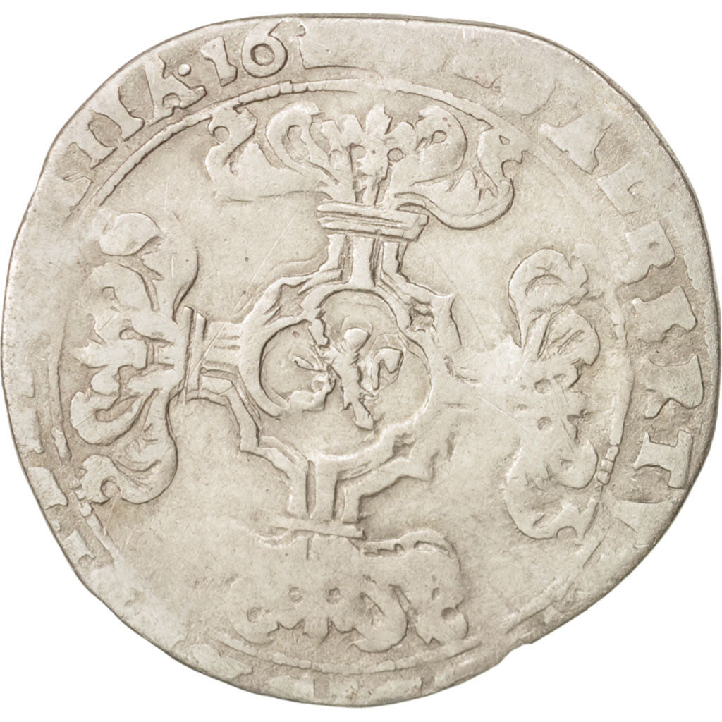 Spanish Netherlands, FLANDERS, 3 Patards, 1620, Bruges, VF(30-35), KM:21