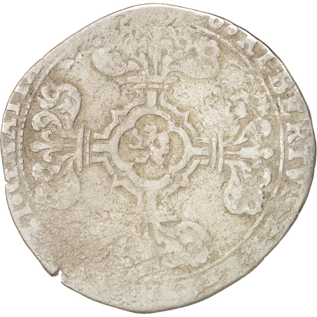 Spanish Netherlands, BRABANT, 3 Patards, 16[--], indeterminate mint, VF(20-25)