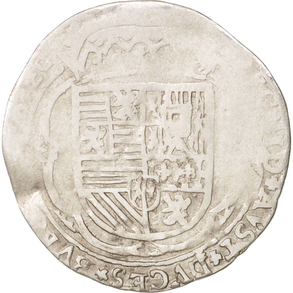 Spanish Netherlands, BRABANT, 3 Patards, 1620, Antwerp, VF(20-25), KM:45.1