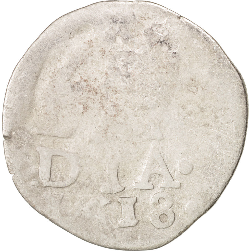 Netherlands, ZEELAND, 2 Stuiver, 1618, VG(8-10), Silver, KM:29