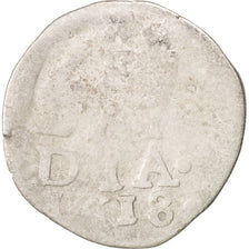 Netherlands, ZEELAND, 2 Stuiver, 1618, VG(8-10), Silver, KM:29