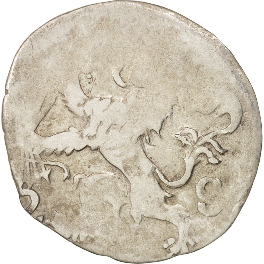 Netherlands, HOLLAND, 2 Stuiver, date illegible, VG(8-10), Silver