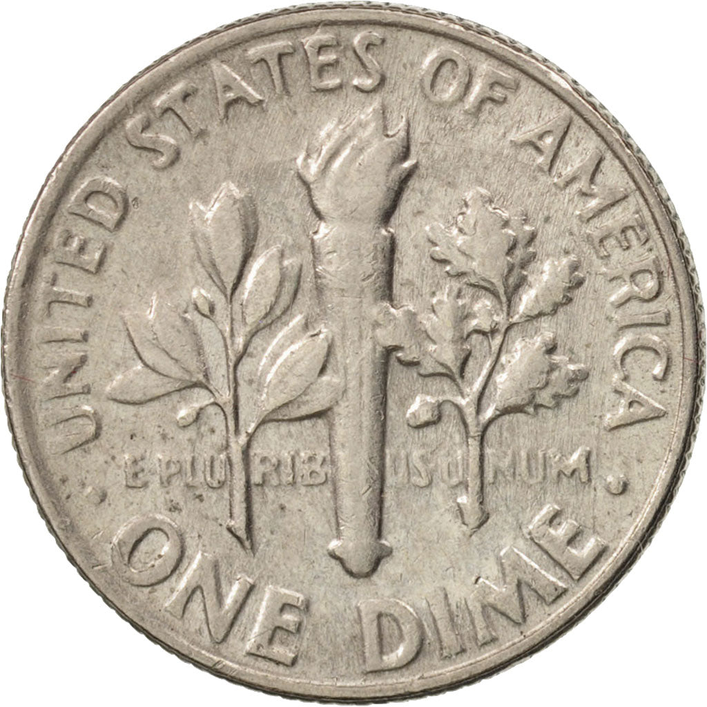 Moneta, USA, Roosevelt Dime, Dime, 1980, U.S. Mint, Philadelphia, AU(50-53)