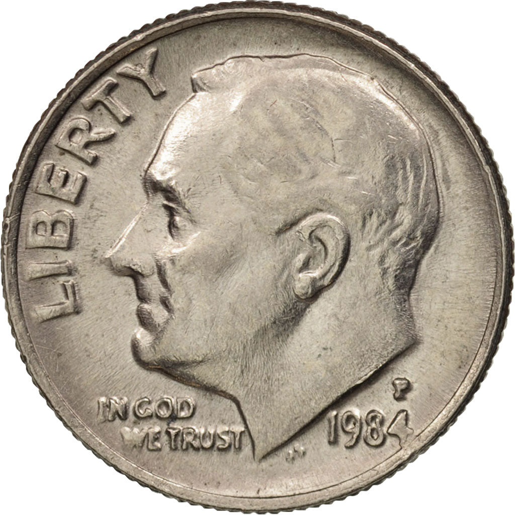 Munten, Verenigde Staten, Roosevelt Dime, Dime, 1984, U.S. Mint, Philadelphia