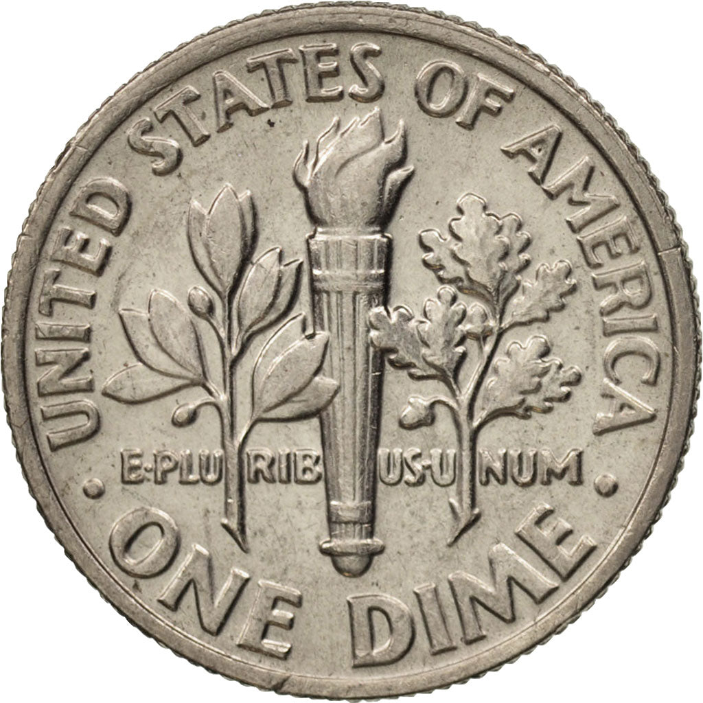 Munten, Verenigde Staten, Roosevelt Dime, Dime, 1990, U.S. Mint, Philadelphia