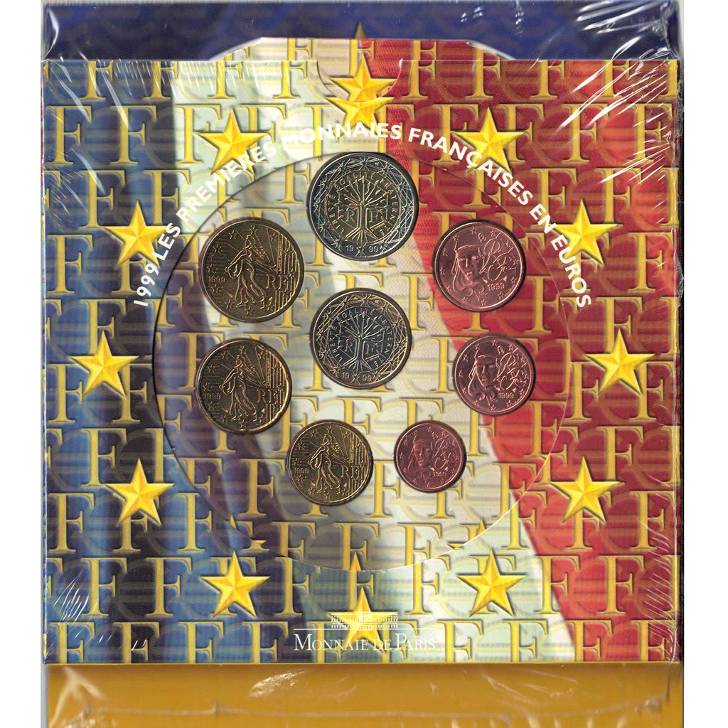 Francia, Euro-Set, 1999, FDC, (Sin composición)