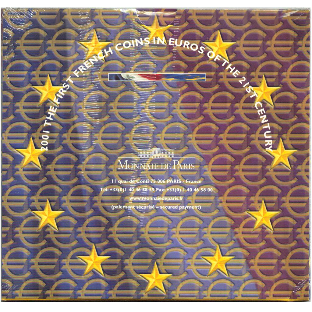 Francja, Euro-Set, 2001, MS(65-70), (bez składu)