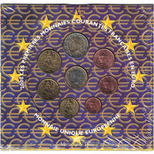 Francia, Euro-Set, 2002, FDC, N.C.