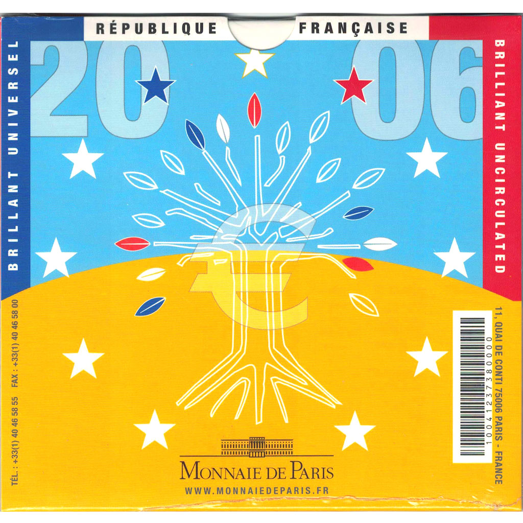 Francia, Euro-Set, 2006, FDC, (Sin composición)
