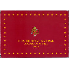 Vatican, Benedict XVI, Set 1 ct. - 2 Euro, Proof, 2008, Rome, MS(65-70)