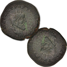 Moneda, Postumus, Double Sestertius, Trier, MBC, Bronce, RIC:143