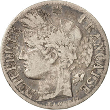 Francia, Cérès, Franc, 1849, Paris, MB, Argento, KM:759.1, Gadoury:457