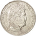 Coin, France, Louis-Philippe, 5 Francs, 1845, Bordeaux, AU(50-53), Silver