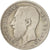Moneda, Bélgica, Leopold II, Franc, 1887, BC+, Plata, KM:29.2
