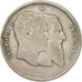 Belgium, Leopold II, Franc, 1880, F(12-15), Silver, KM:38