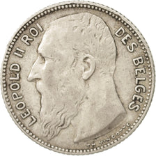 Belgium, Franc, 1909, VF(30-35), Silver, KM:56.2