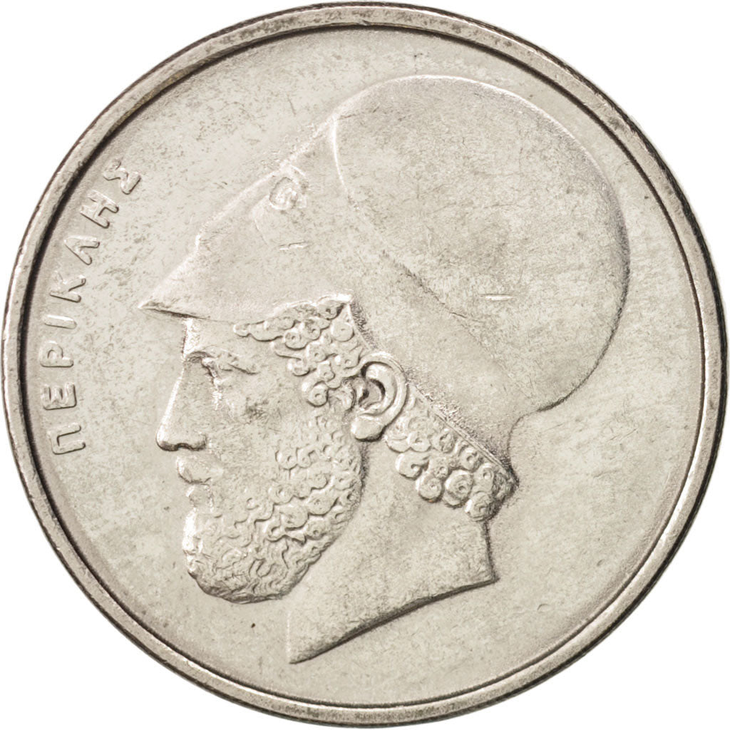 Münze, Griechenland, 20 Drachmes, 1986, SS+, Copper-nickel, KM:133