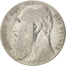 Belgium, 50 Centimes, 1901, VF(20-25), Silver, KM:50