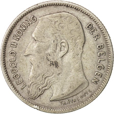Coin, Belgium, 2 Francs, 2 Frank, 1909, EF(40-45), Silver, KM:59