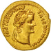 Tiberius, Aureus, Lyons, MS(60-62), Gold, RIC:25