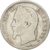 France, Napoleon III, 2 Francs, 1866, Paris, VG(8-10), Silver, KM:807.1