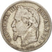 France, Napoleon III, 2 Francs, 1867, Paris, VF(20-25), Silver, KM:807.1