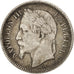 France, Napoleon III, Franc, 1866, Paris, TB, Argent, Gadoury:463