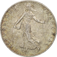 France, Semeuse, 50 Centimes, 1916, Paris, TTB+, Argent, KM:854, Gadoury:420