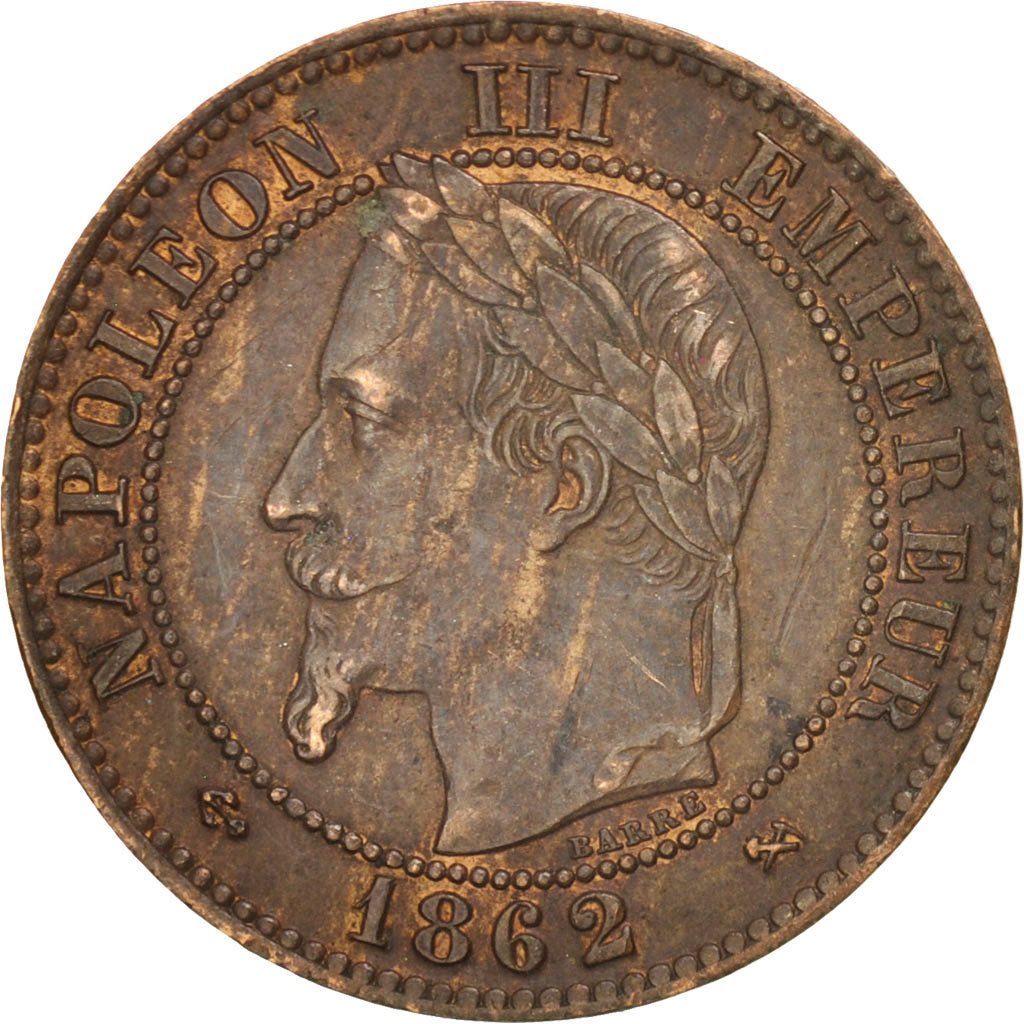 Coin, France, Napoleon III, Napoléon III, 2 Centimes, 1862, Bordeaux