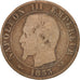 Monnaie, France, Napoleon III, Napoléon III, 5 Centimes, 1855, Rouen, B+