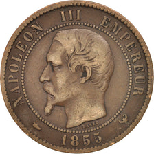 Coin, France, Napoleon III, Napoléon III, 10 Centimes, 1855, Lille, VF(20-25)