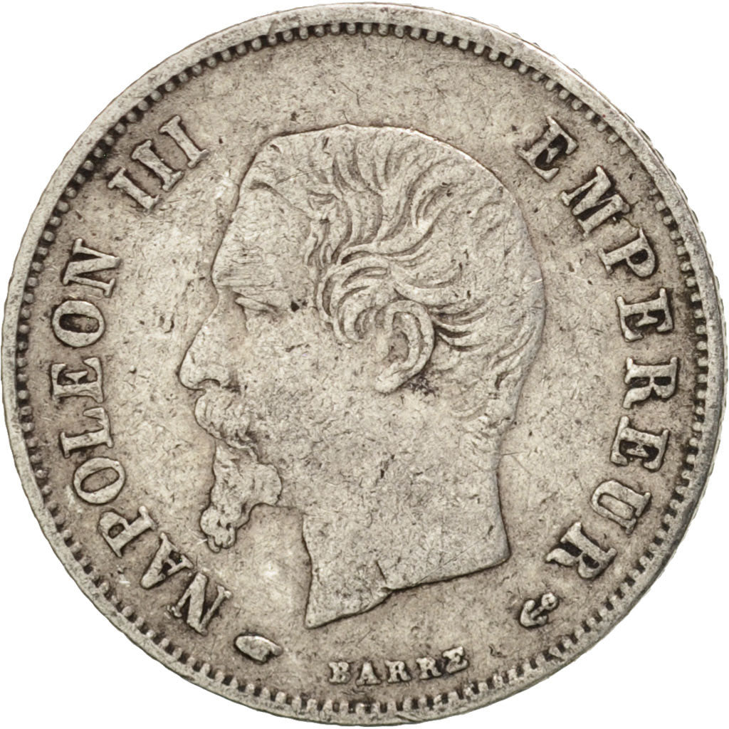 Frankreich, Napoleon III, 20 Centimes, 1856, Paris, VF(30-35), Silver, KM:778.1