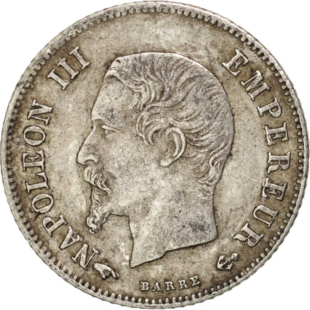 Francia, Napoleon III, Napoléon III, 20 Centimes, 1860, Paris, BB, Argento,...