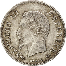 France, Napoleon III, 20 Centimes, 1860, Paris, TTB, Argent, Gadoury:305