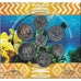 New Caledonia, Set Brilliant Uncirculated, 2002, 1 to 100 Francs, MS(65-70)