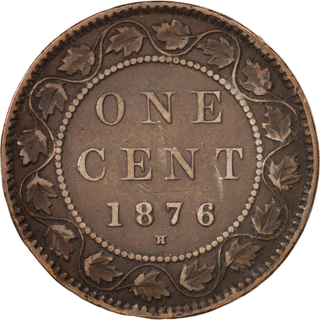 Canada, Victoria, Cent, 1876, Royal Canadian Mint, EF(40-45), Bronze, KM:7