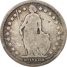Münze, Schweiz, Franc, 1876, Bern, SGE, Silber, KM:24