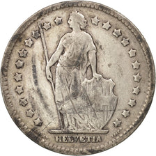 Switzerland, Franc, 1912, Bern, VF(20-25), Silver, KM:24