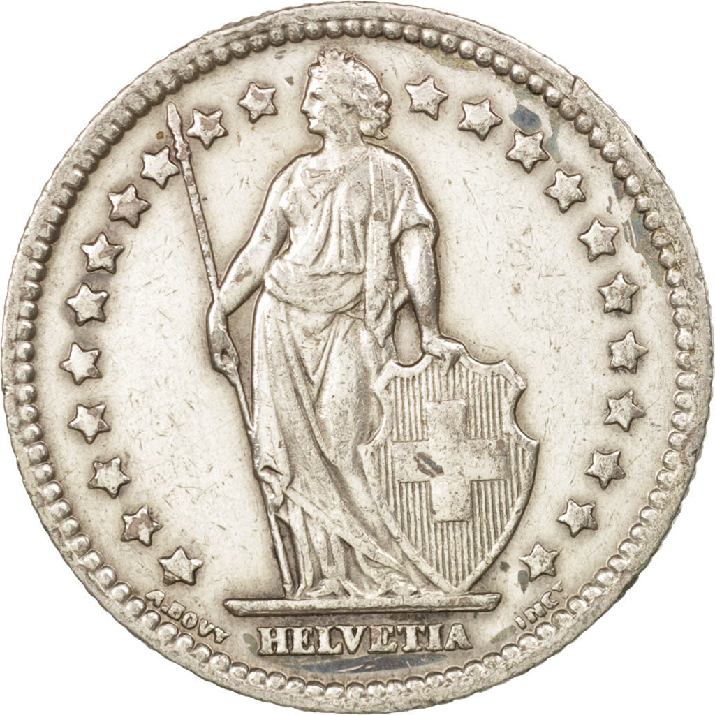 Coin, Switzerland, Franc, 1928, Bern, EF(40-45), Silver, KM:24