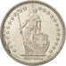 Münze, Schweiz, Franc, 1987, Bern, VZ+, Copper-nickel, KM:24a.3