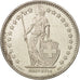 Coin, Switzerland, Franc, 1987, Bern, MS(60-62), Copper-nickel, KM:24a.3
