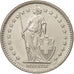 Coin, Switzerland, 2 Francs, 1972, Bern, MS(63), Copper-nickel, KM:21a.1