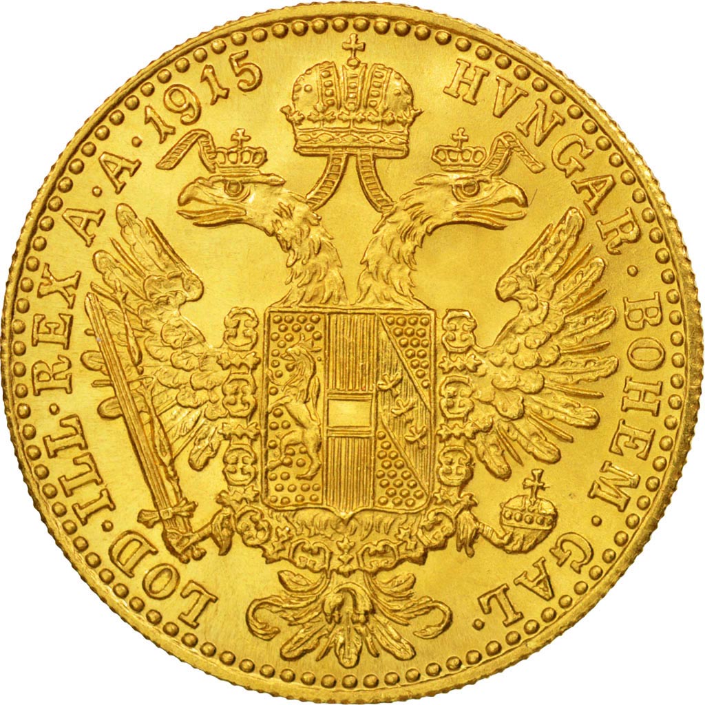Austria, Franz Joseph I, Ducat, 1915, MS(64), Gold, KM:2267