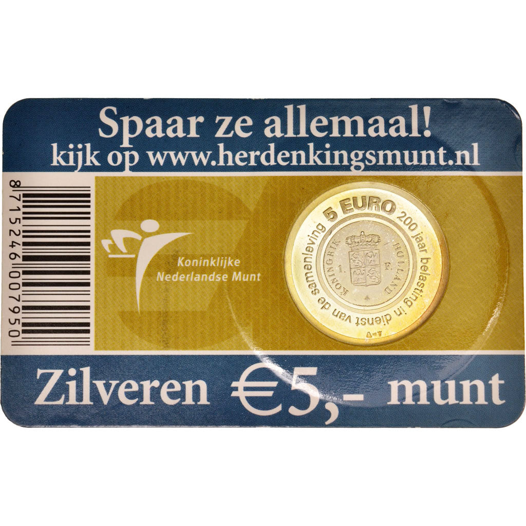 Netherlands, 5 Euro, 2006, MS(63), Silver, KM:267