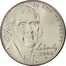 Coin, United States, Jefferson large facing portrait - Enhanced Monticello