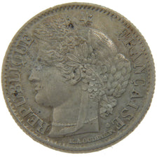 FRANCE, Cérès, 50 Centimes, 1871, Bordeaux, AU(50-53), Silver, Gadoury #419, 2..